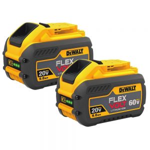 DEWALT DCB609-2 20V/60V MAX FLEXVOLT 9Ah Battery, 2 Pack